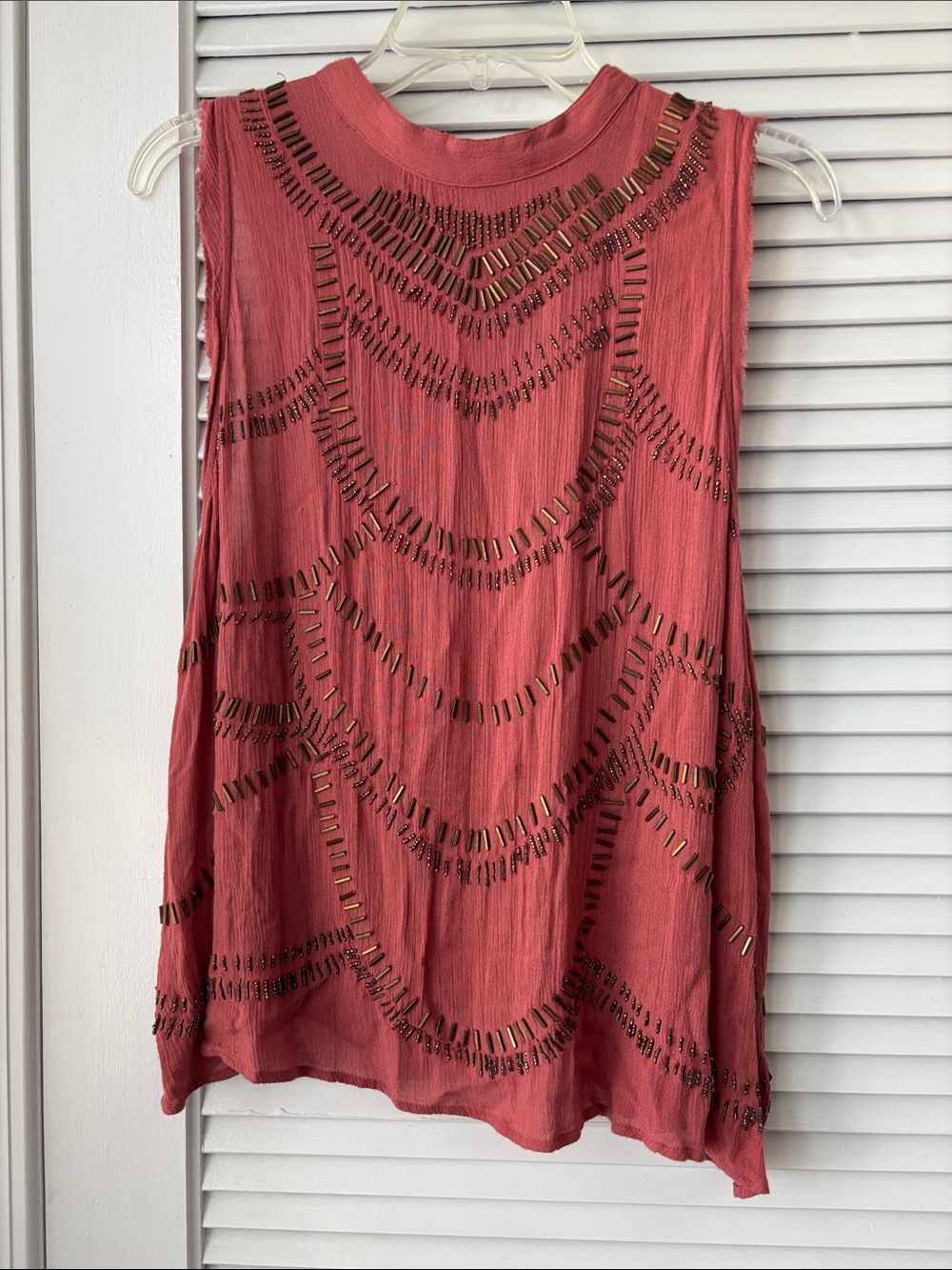 Free people beaded top open back